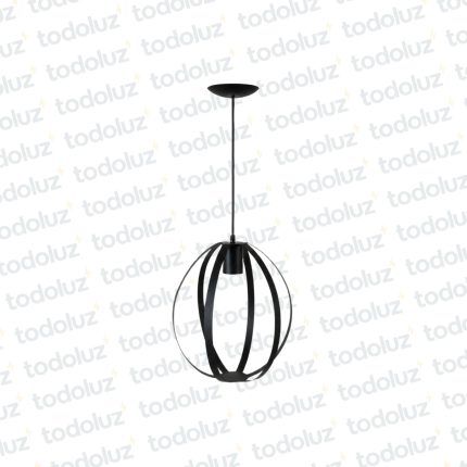 Colgante Vintage Esferico Negro 1*E27 (54.1128)
