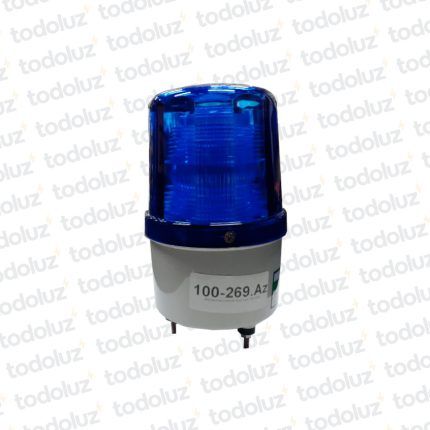 Baliza Intermitente Azul Led 3W 220Vac