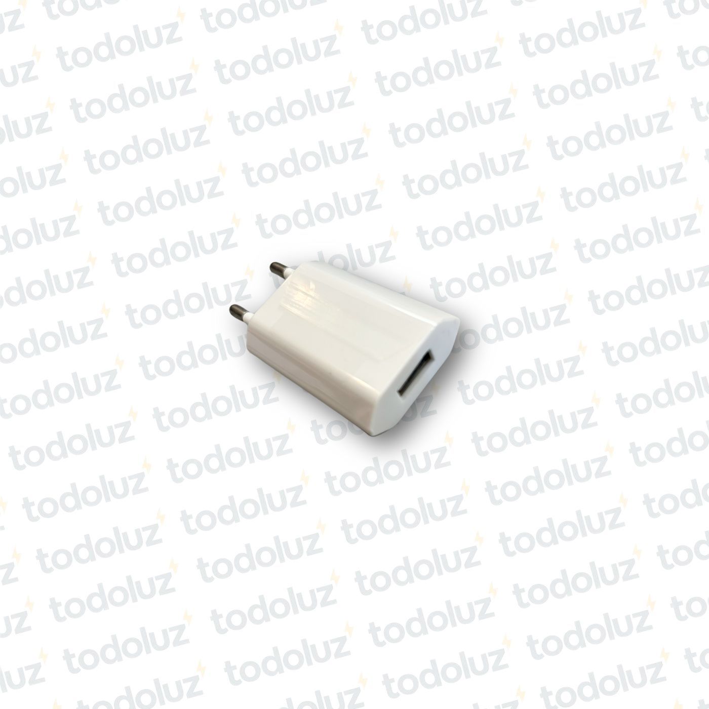 7a0ffb56-d0bd-4a2a-b17f-eb0bf26667d8-11608.jpg Adaptador USB Tipo A Blanco 220Vac-5Vdc 1A Sin Cable Mec-Tronic (Liquidacion)