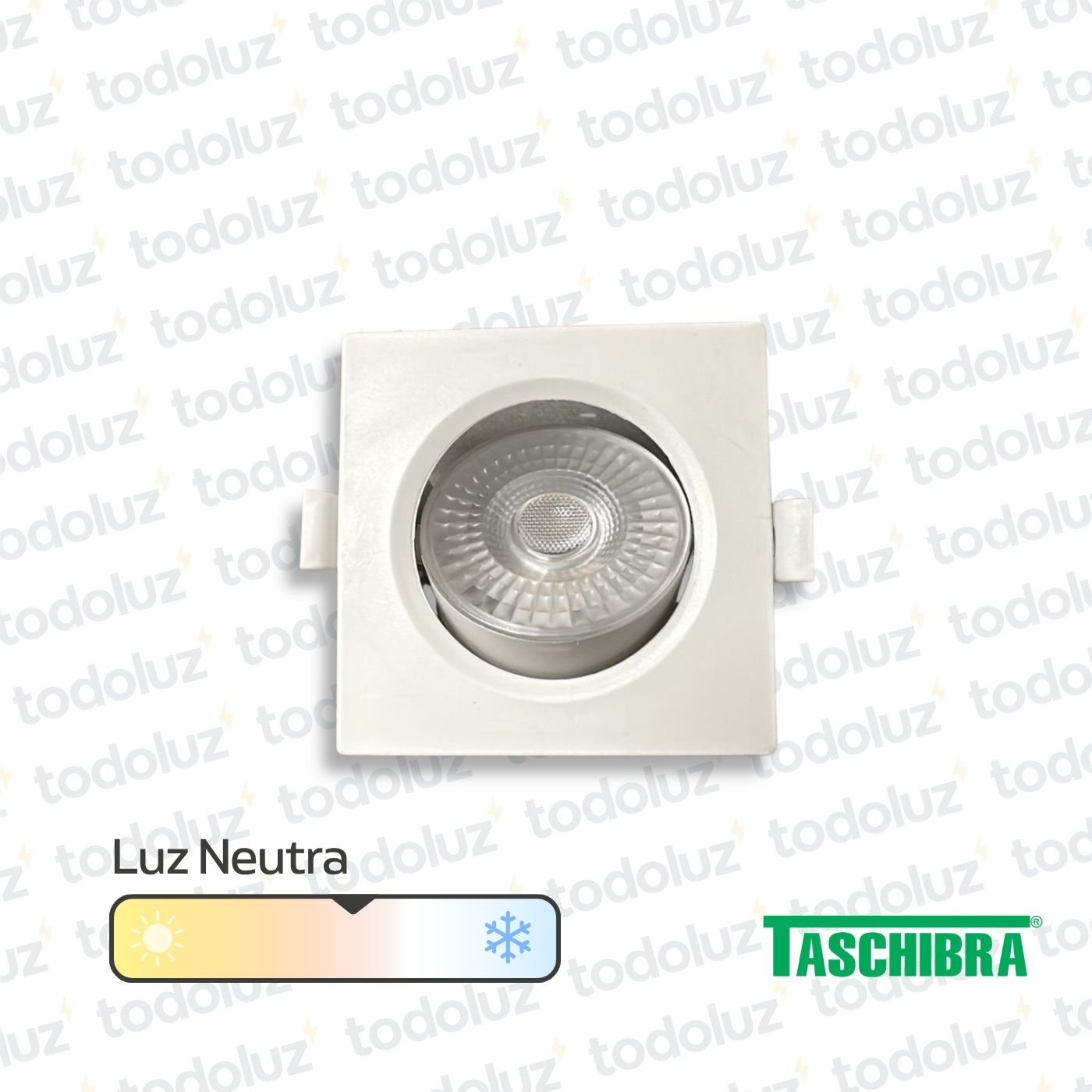 7f908747-02d1-4547-9cd6-b95b57a80a02-11595.jpg Spot Led Cuadrado Movil p/ Embutir Borde Blanco 7W Luz Neutra 4000°k