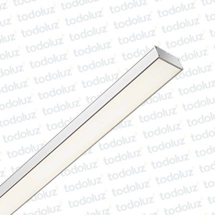 Perfil Colgante/Adosar Led Borde Blanco 1185x70x40mm 36W 3150lm Luz Neutra 4000°k 220Vac (54.1070)