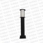 Poste Negro Cilindrico c/ Acrilico 1*E27 550mm (58.013)