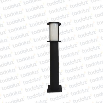 Poste Negro Cilindrico c/ Acrilico 1*E27 550mm (58.013)