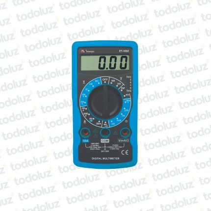 Multimetro Digital 7 Funciones (Tension 600Vac/dc)(Cat.I/600V) Minipa