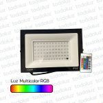 Proyector Led 100W Multicolor RGB c/ Control 220Vac
