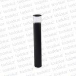 Poste Negro c/ Visor Cilindrico Acrilico Transp. 1*GU10 510mm (58.018)