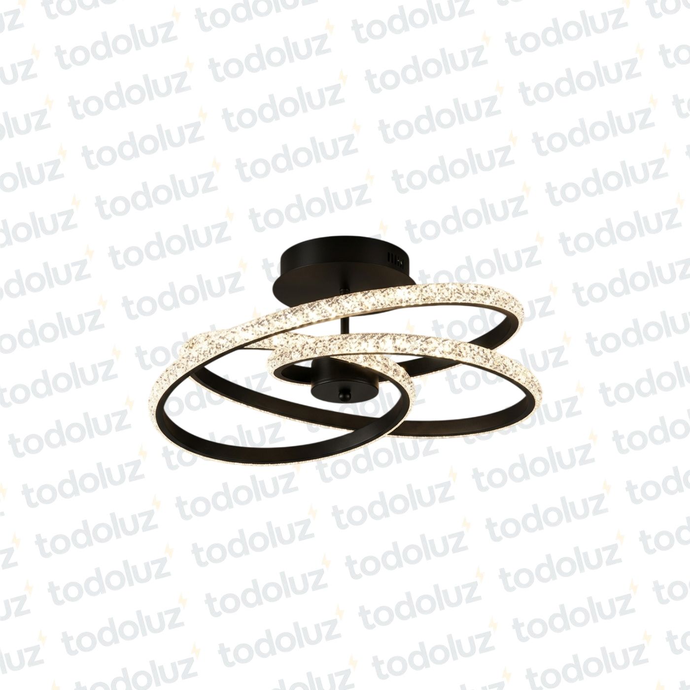 92a3222e-8b64-40f2-83dd-d58fca2cab52-13207.jpg Plafon Aros Entrelazados Led Incorp. Efecto Diamante Acabado Negro 50W Luz Calida 3000°k (51.171)