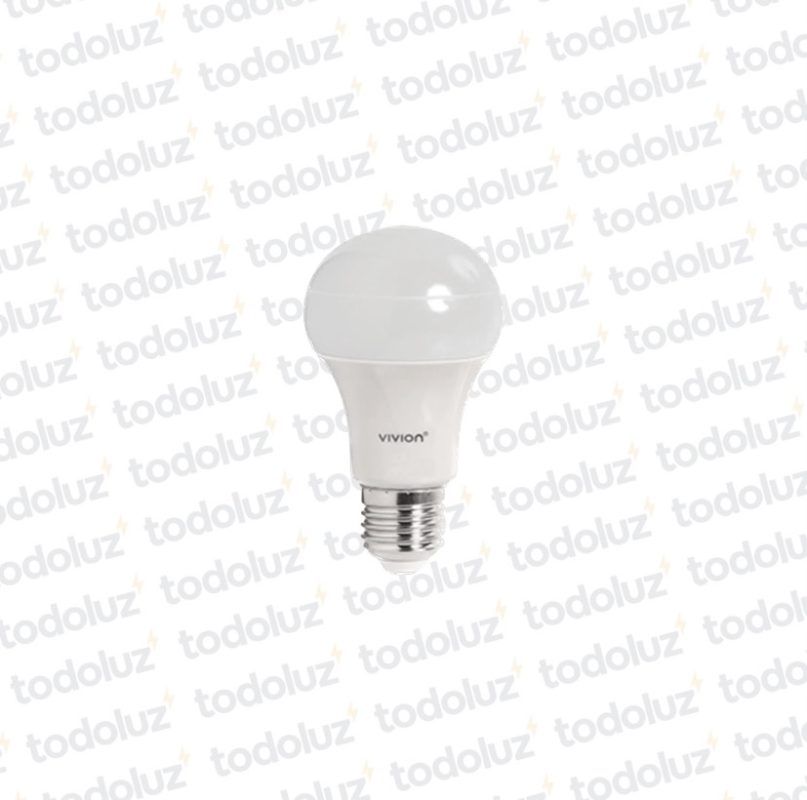 Lamp. Led Bulbo 7W 600lm E27 Luz Calida 3000°k 220Vac Vivion