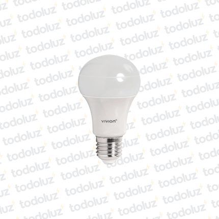 Lamp. Led Bulbo 7W 600lm E27 Luz Fria 6500°k 220Vac Vivion