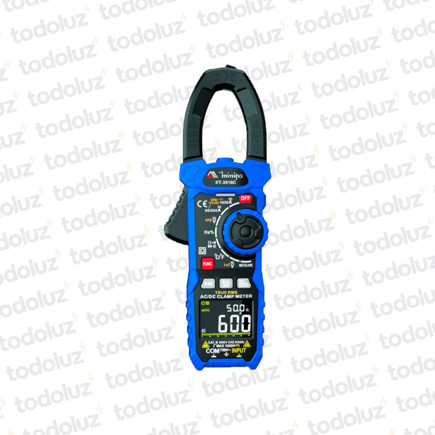 9592-interno-81ef27d40c784f96a8ae4221bcbc570b.jpeg Pinza Amperometrica Digital (Corriente 1000A ac/dc)(Tension 1000Vdc/750Vac)(NCV)(Cat.IV/600V) Minipa