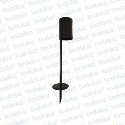Poste Negro Luz Indirecta 1*GU10 300mm (58.022)