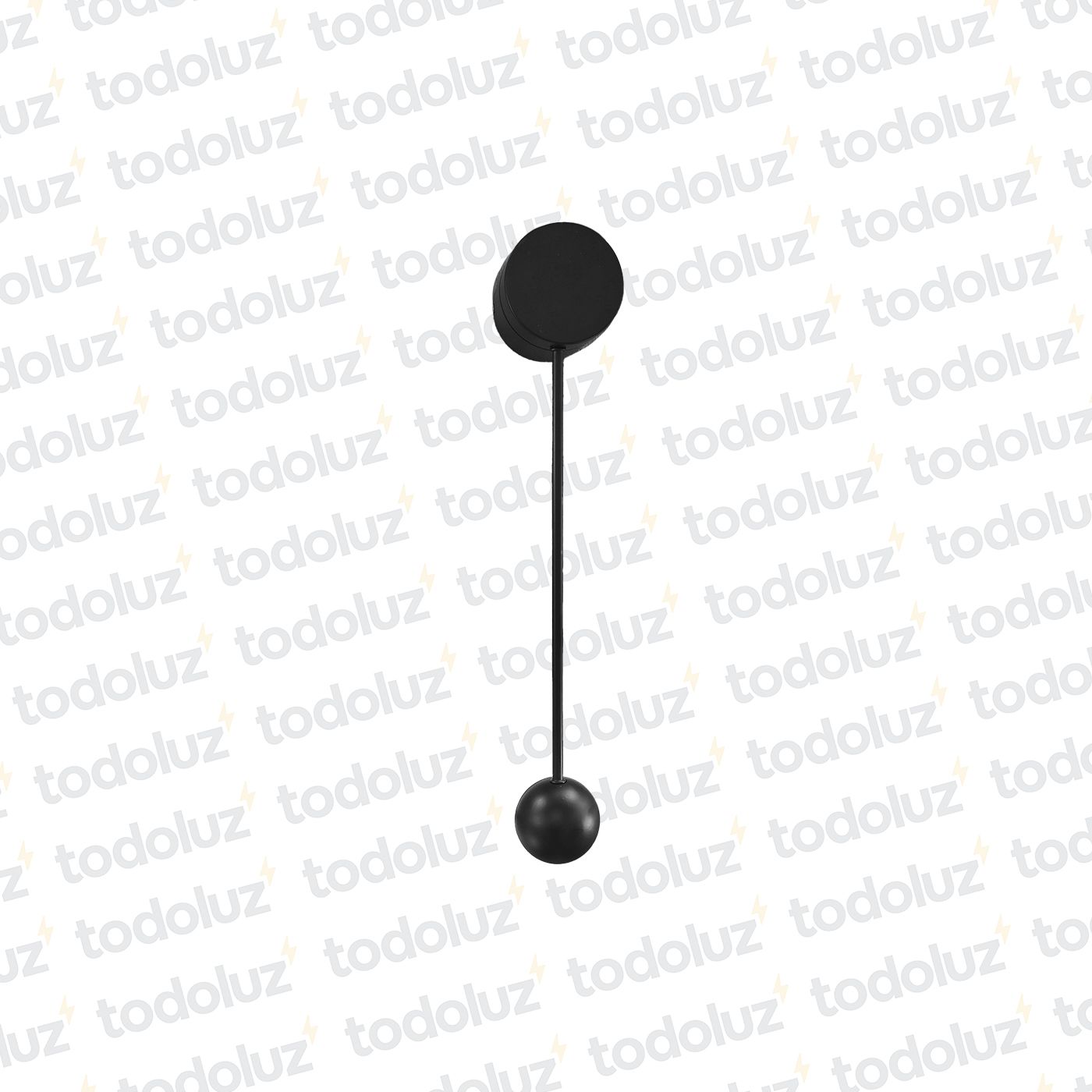 9820-interno-a5779475779a4089a19164fcab45bc7a.jpeg Aplique Negro Compass 5W 275lm Luz Calida 2700°k 220Vac (50.393)(Liquidacion)