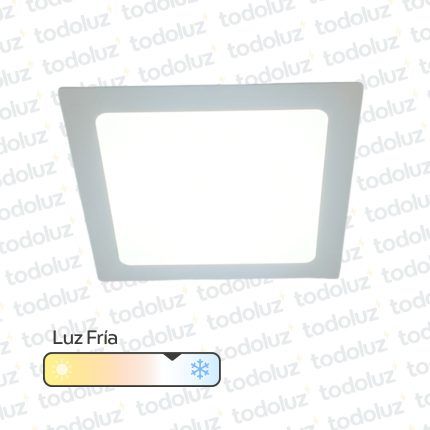 Panel Led Cuadrado p/ Embutir 40W Luz Fria 6500°k 595x595mm (Ref.60x60)