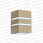 Aplique Ext. Bidireccional Cubo Blanco Doble Raja 1*G9 (57.106.Bl) (Liquidacion)