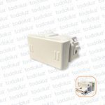 Mod. Int. Combinacion 16A 250V D. Blanco Conatel