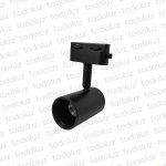 Cabezal Negro p/ Riel 1*GU10 (52.188)