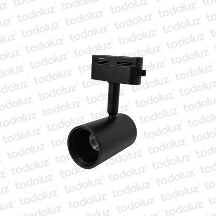 Cabezal Negro p/ Riel 1*GU10 (52.188)