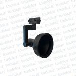 Cabezal Movil Negro p/ Riel 1*E27 Par30 (52.236)
