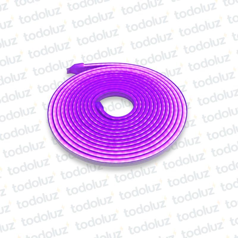 Manguera Led Neon 6mm Luz Violeta 12Vdc IP65 (x.Rollo/5m)