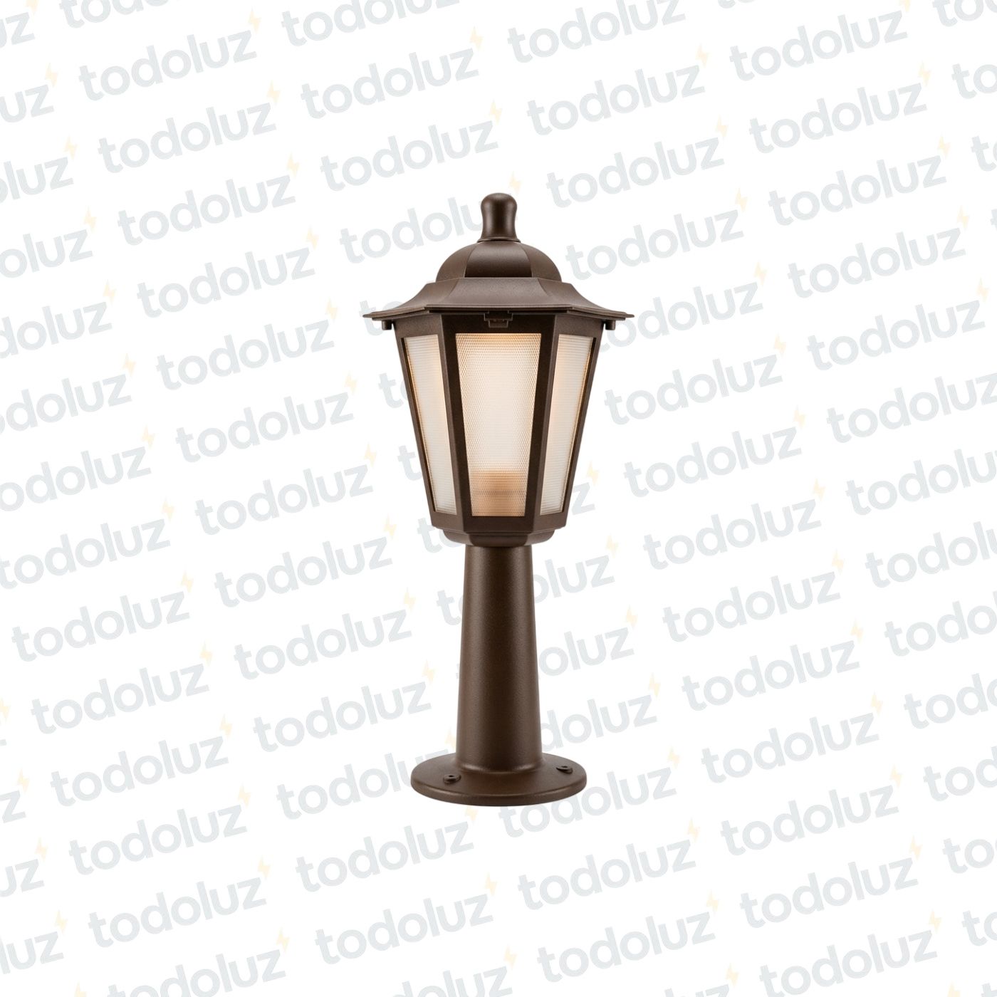 bbe1ab38-7d1e-43de-b268-dad667de10a8-13083-1.jpg Farol Marron Diseño Colonial Ventana 6C Satin. c/ Poste 1*E27 440mm (58.037)