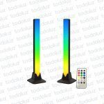 Luminaria Torre Doble p/ PC con control (56.259)
