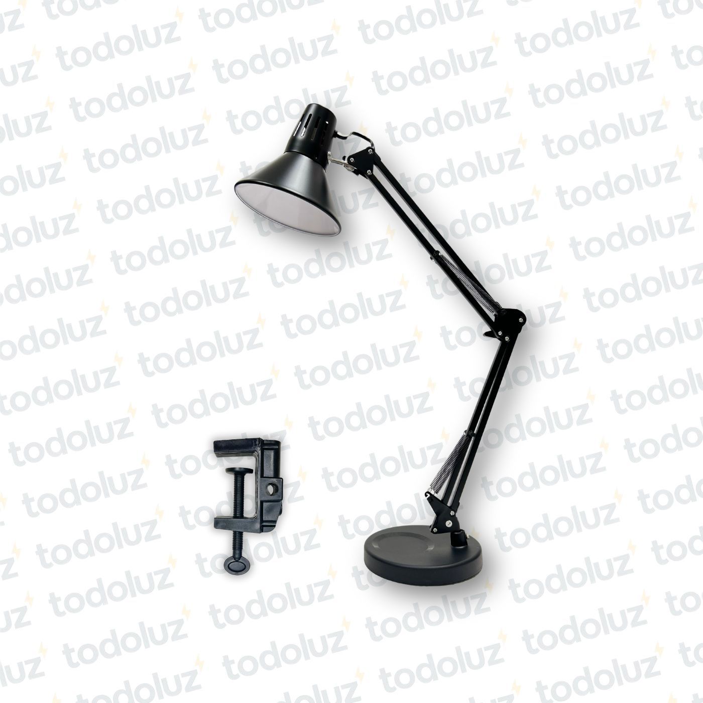 bdb89f51-0247-4249-bd1e-a959f9ab79f5-10190-1.jpg Luminaria de Mesa Articulable Negro 800mm c/ Base y Abrazadera 1*E27 (56.165)