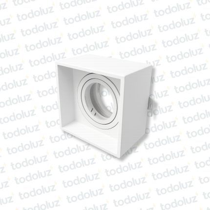 Spot Semi Embutir Cuadrado Blanco MR16 1*GU10 (52.239)