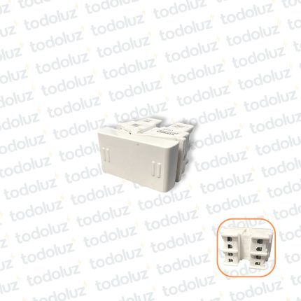 Mod. Int. Combinacion Intermedia 16A 250V D. Blanco Conatel