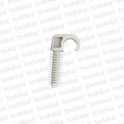 Grampa p/ cable tornillo 7/12mm plastico Presion