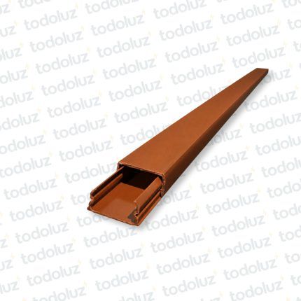 Cablecanal 20x10mm c/ adhesivo (x.Tira/2mts) Color Marron