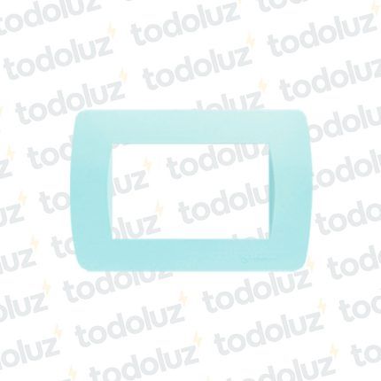 Placa 3 Modulos 2x4 Verde Agua Loft Conatel (LIQUIDACION)