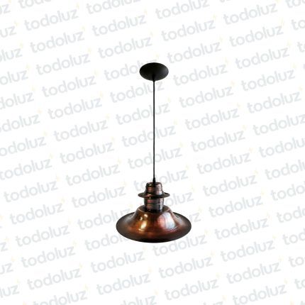 Colgante P. Cobre T. Somb. circ. 35cm 1*E27 (54.162)