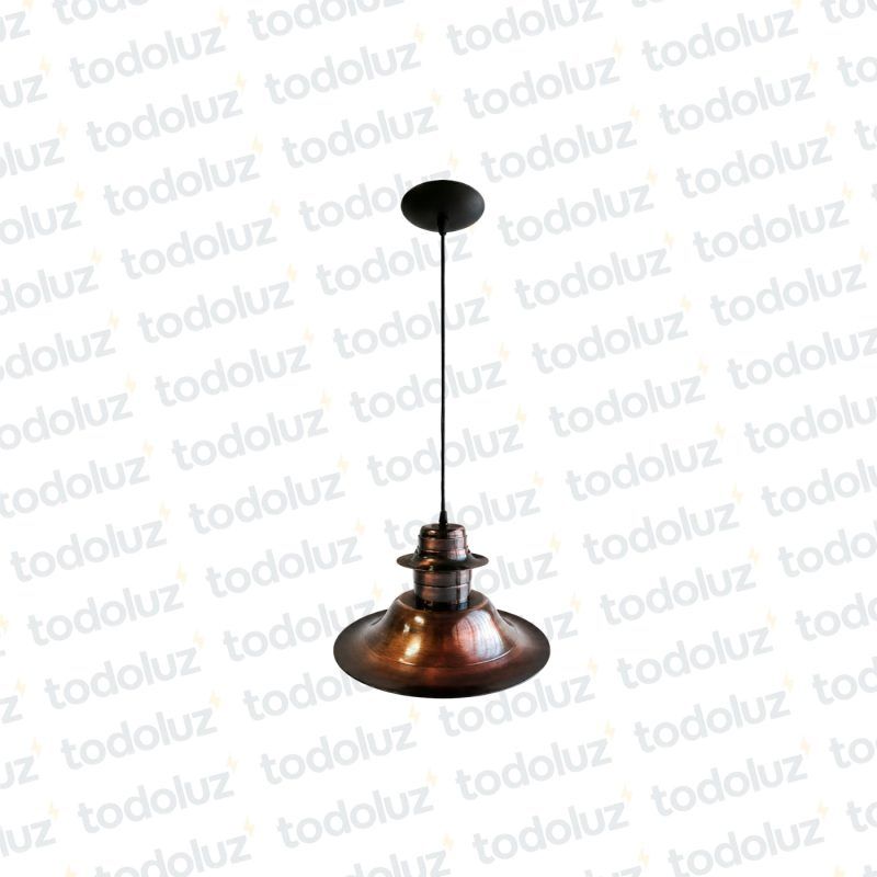 Colgante P. Cobre T. Somb. circ. 35cm 1*E27 (54.162)