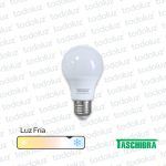 Lamp. Led Bulbo p/ Bateria 9W 750lm E27 Luz Fria 6500°k 12Vdc Taschibra