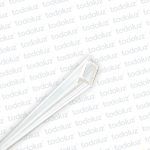 Perfil de Embutir Aluminio Color Blanco p/Cinta LED 24x9mm (x.tira/3mts)