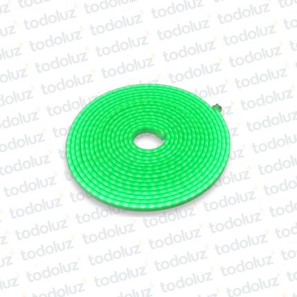 Manguera Led Neon 6mm Luz Verde 12Vdc IP65 (x.Rollo/5m)