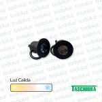 Spot Mini Fijo Embutir Redondo Negro 1w 3000°k x2pcs IP20