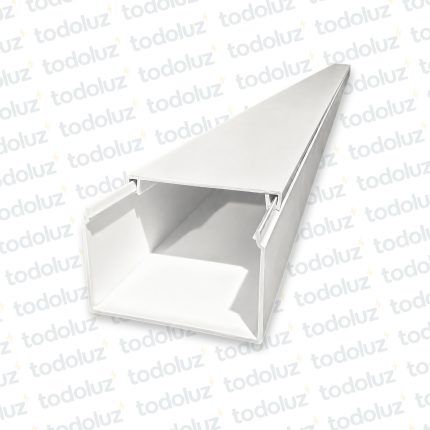 Cablecanal 60x40mm Blanco (x.Tira/2mts)