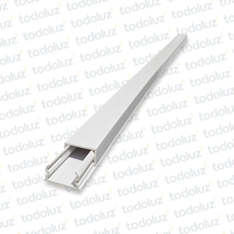 Cablecanal 14x7mm Blanco c/ adhesivo (x.Tira/2mts)