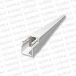 Cablecanal 18x21mm Blanco c/ adhesivo (x.Tira/2mts)