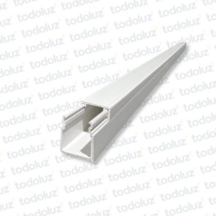 Cablecanal 18x21mm Blanco c/ adhesivo (x.Tira/2mts)