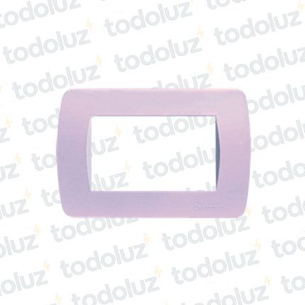 Placa 3 Modulos 2x4 Lila Loft Conatel (LIQUIDACION)