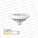 Lamp. Led AR111 15W 1200lm 38° GU10 Luz Calida 3000°k 220Vac