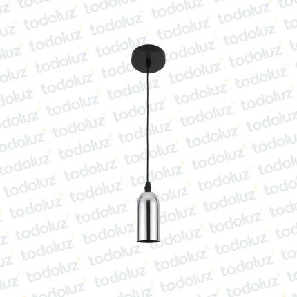 Colgante Simple Vintage Color Cromado 1*E27 (54.338)