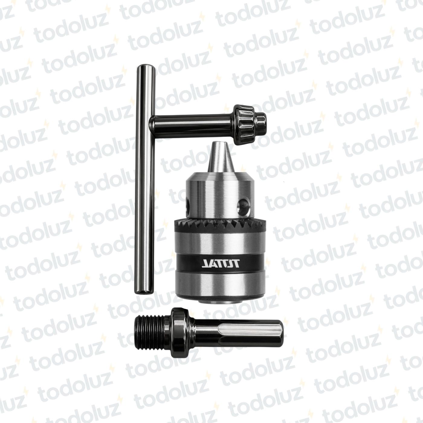 f9372661-34f1-4172-bf3e-adb5d166c783-8810.jpg Mandril 13mm c/ Llave y Adaptador SDS+ Total