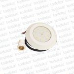 Spot Led Embutir p/Piscina 12W Luz Multicolor/Fria/Calida (RGB/CCT) p/ Rosca 1/2´ 12Vdc